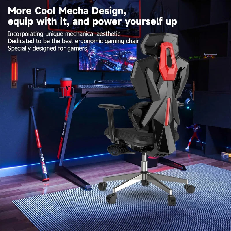 Ergonomic Gaming Chair with Adjustable Lumbar Support - Tech Gamer Depot