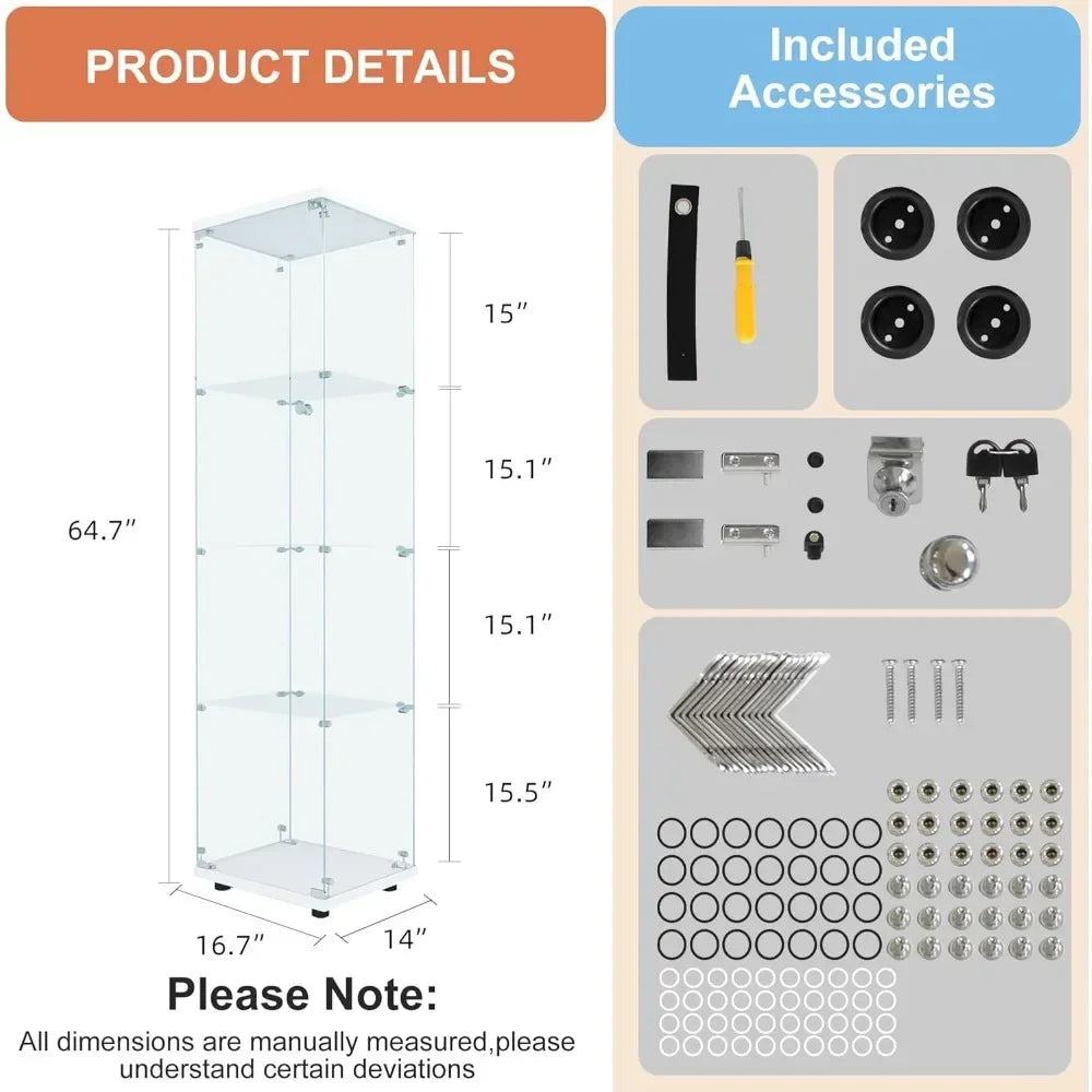 Glass Display Cabinet - Tech Gamer Depot