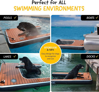 Inflatable Dock Platform Dog Boat - Tech Gamer Depot