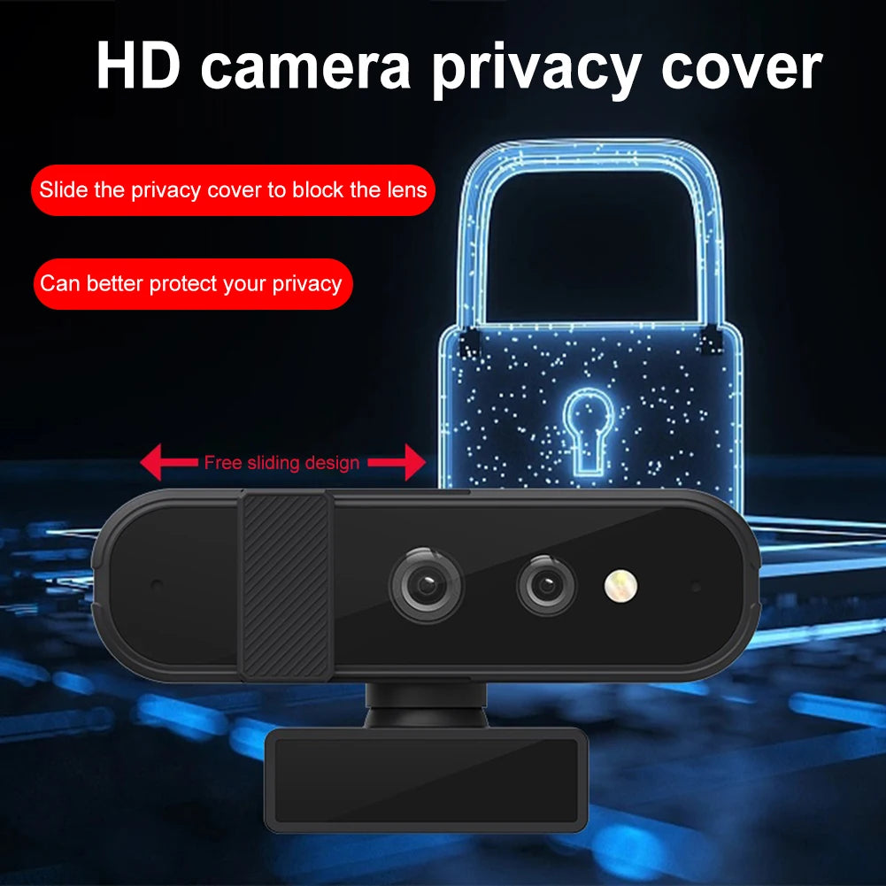 HD 1080P 30FPS Desktop Cam for Windows Hello Autofocus Web Camera Compatible with Win10/11 for Gaming Live Streaming Conferences - Tech Gamer Depot