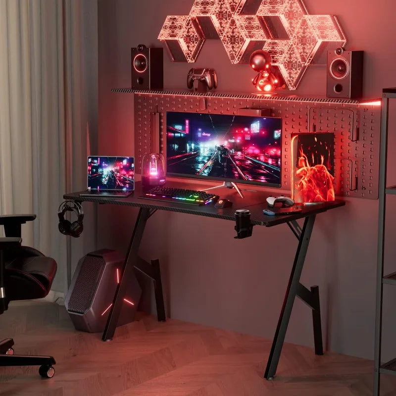 47 Inch Gaming Set Up -Workstation Home Office Desks - Tech Gamer Depot