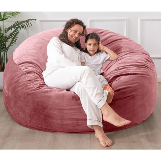 bean bag [Velvet Fabric] Large Bean Bag Chair - Tech Gamer Depot