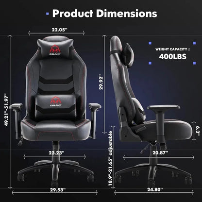 Big and Tall Gaming Chair - Tech Gamer Depot