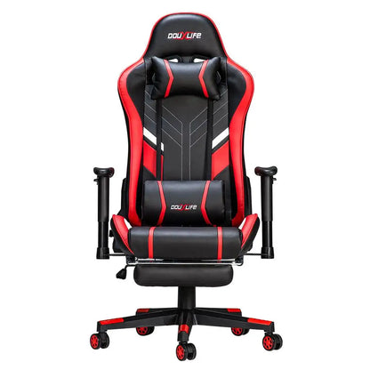 Gaming Chair Massage Ergonomic High Back Design