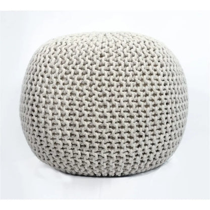 Stools & Ottomans Round stool footstool Hand-woven cotton - Tech Gamer Depot